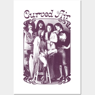 Curved Air / Retro Style Prog Rock Design Posters and Art